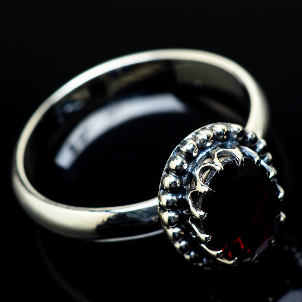 Garnet Rings handcrafted by Ana Silver Co - RING21245