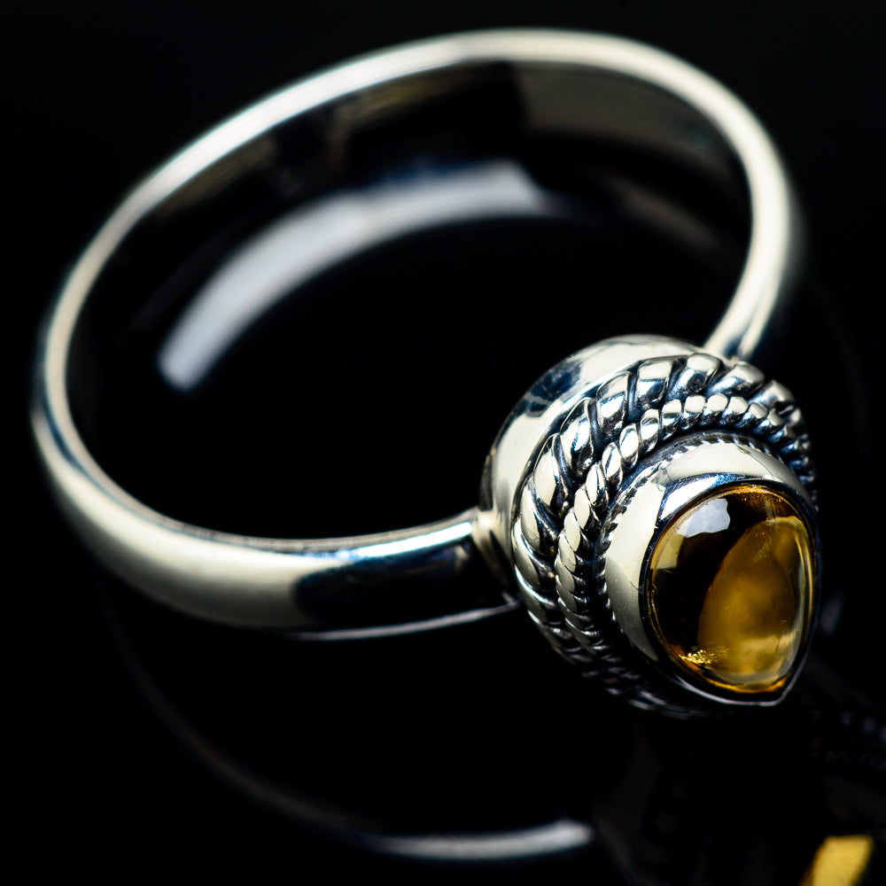 Citrine Rings handcrafted by Ana Silver Co - RING21315