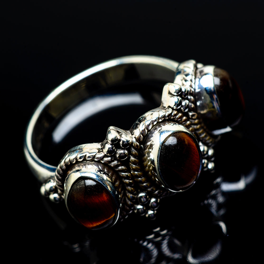 Tiger Eye Rings handcrafted by Ana Silver Co - RING21336