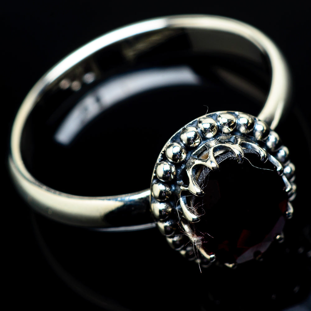 Garnet Rings handcrafted by Ana Silver Co - RING21339