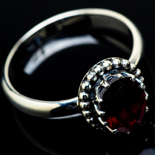 Garnet Rings handcrafted by Ana Silver Co - RING21360