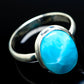 Larimar Rings handcrafted by Ana Silver Co - RING21372