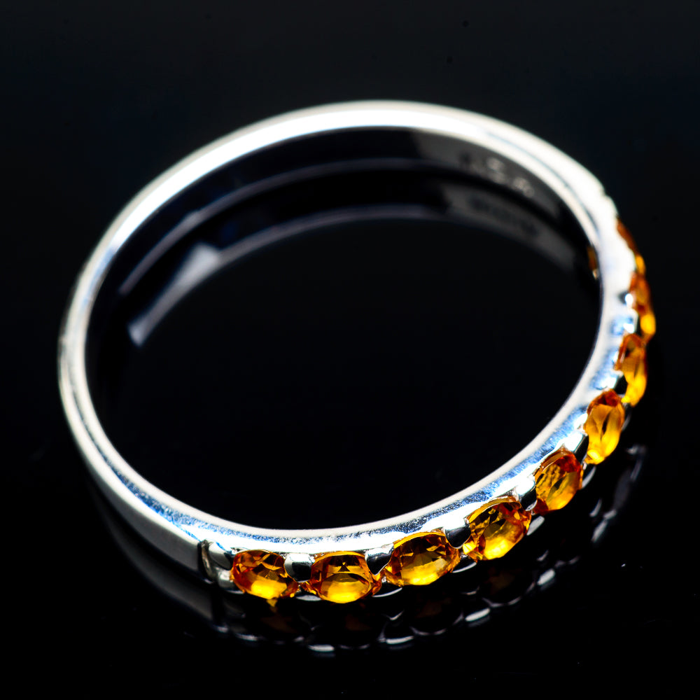 Citrine Rings handcrafted by Ana Silver Co - RING21378