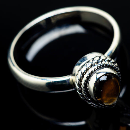 Smoky Quartz Rings handcrafted by Ana Silver Co - RING21396