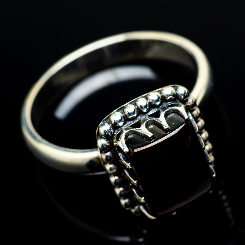 Red Onyx Rings handcrafted by Ana Silver Co - RING21432