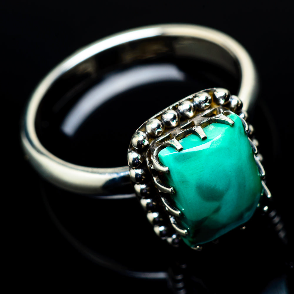 Malachite Rings handcrafted by Ana Silver Co - RING21491