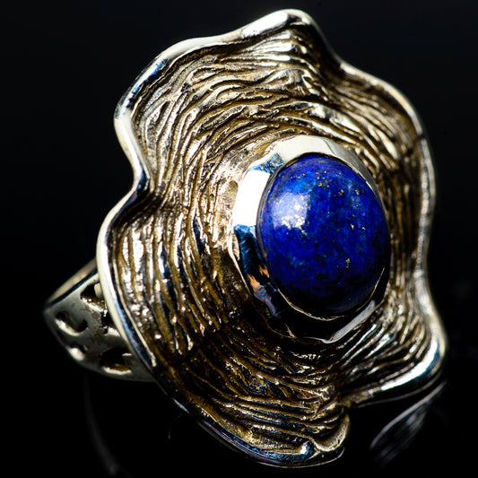 Lapis Lazuli Rings handcrafted by Ana Silver Co - RING21567