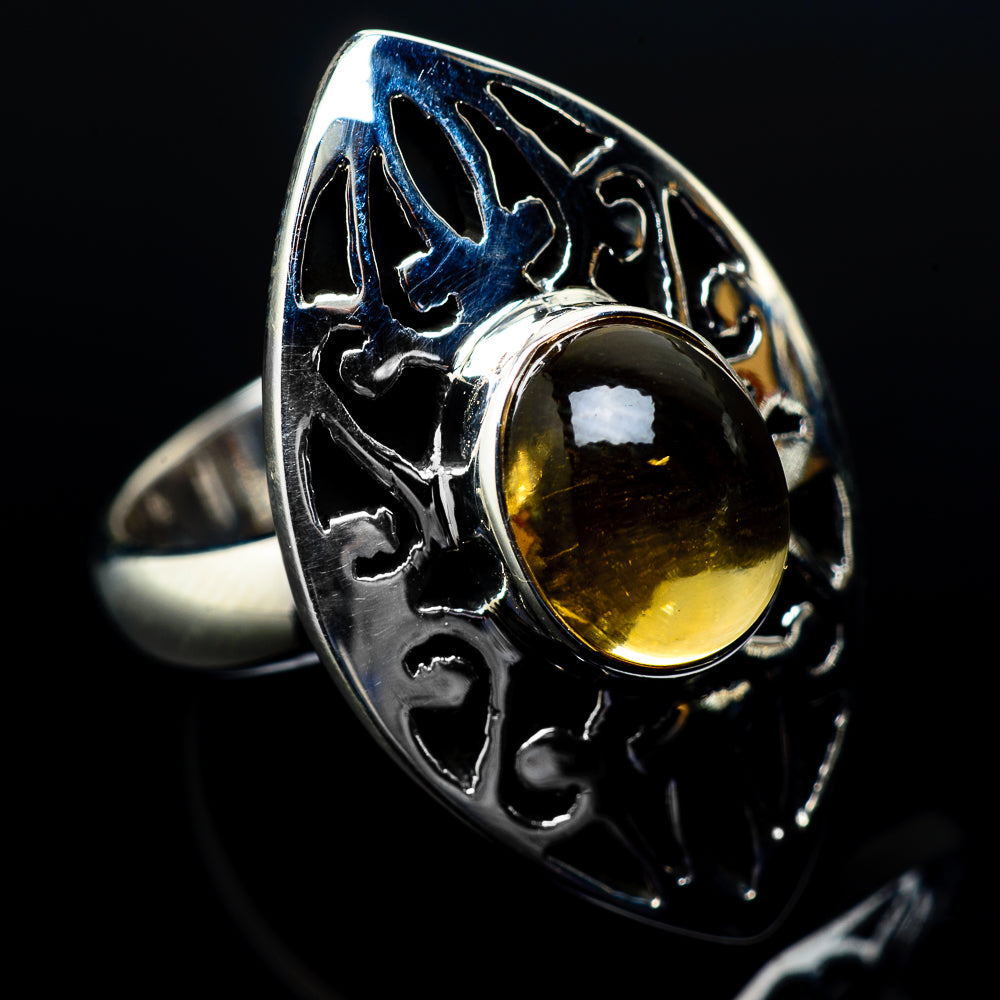 Citrine Rings handcrafted by Ana Silver Co - RING21575