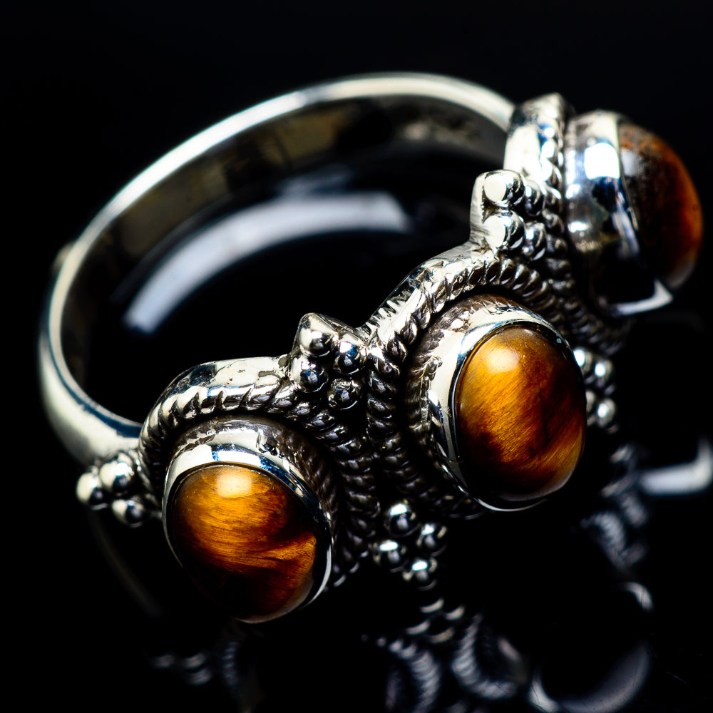 Tiger Eye Rings handcrafted by Ana Silver Co - RING21592