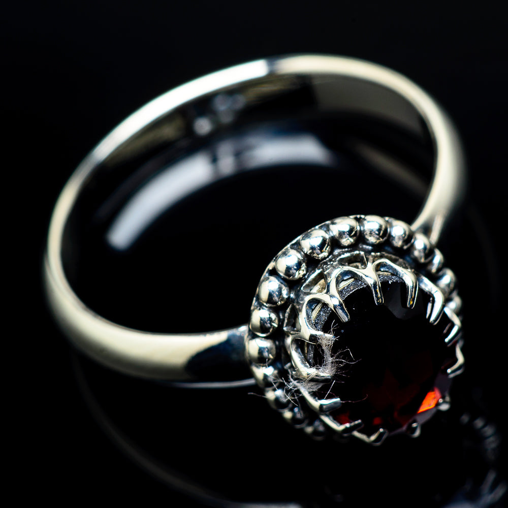 Garnet Rings handcrafted by Ana Silver Co - RING21650