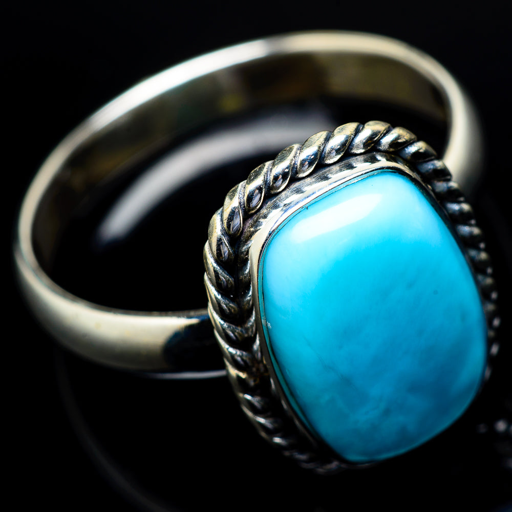 Larimar Rings handcrafted by Ana Silver Co - RING21715