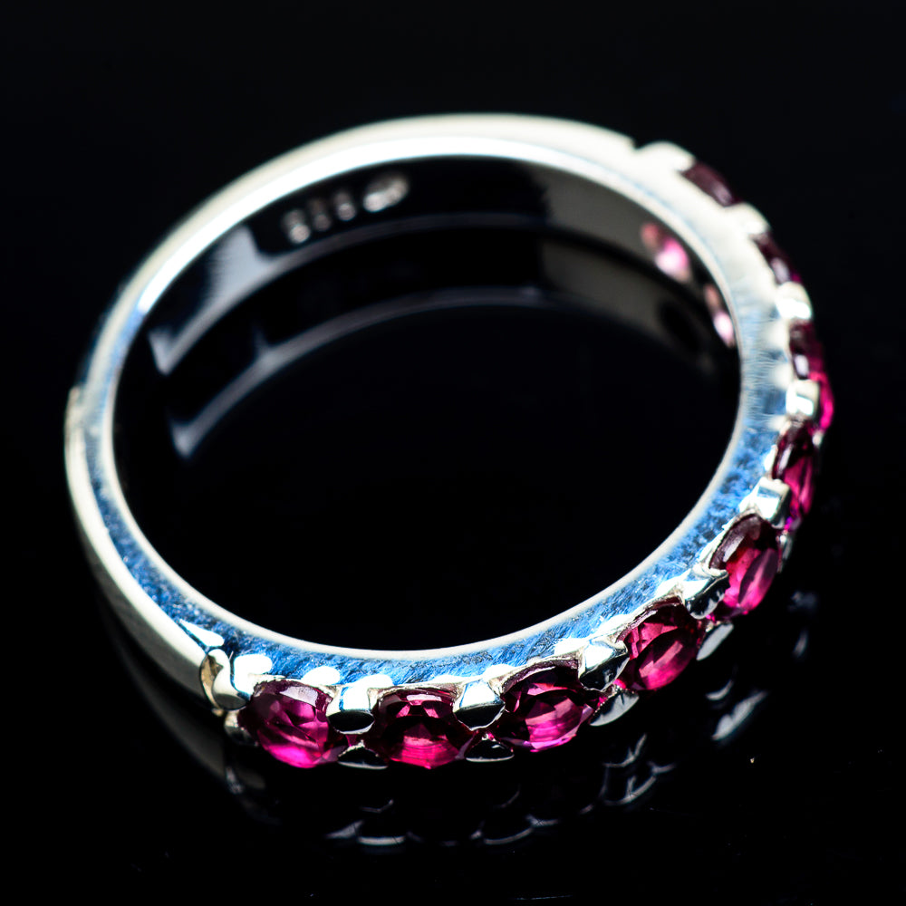 Pink Tourmaline Rings handcrafted by Ana Silver Co - RING21748