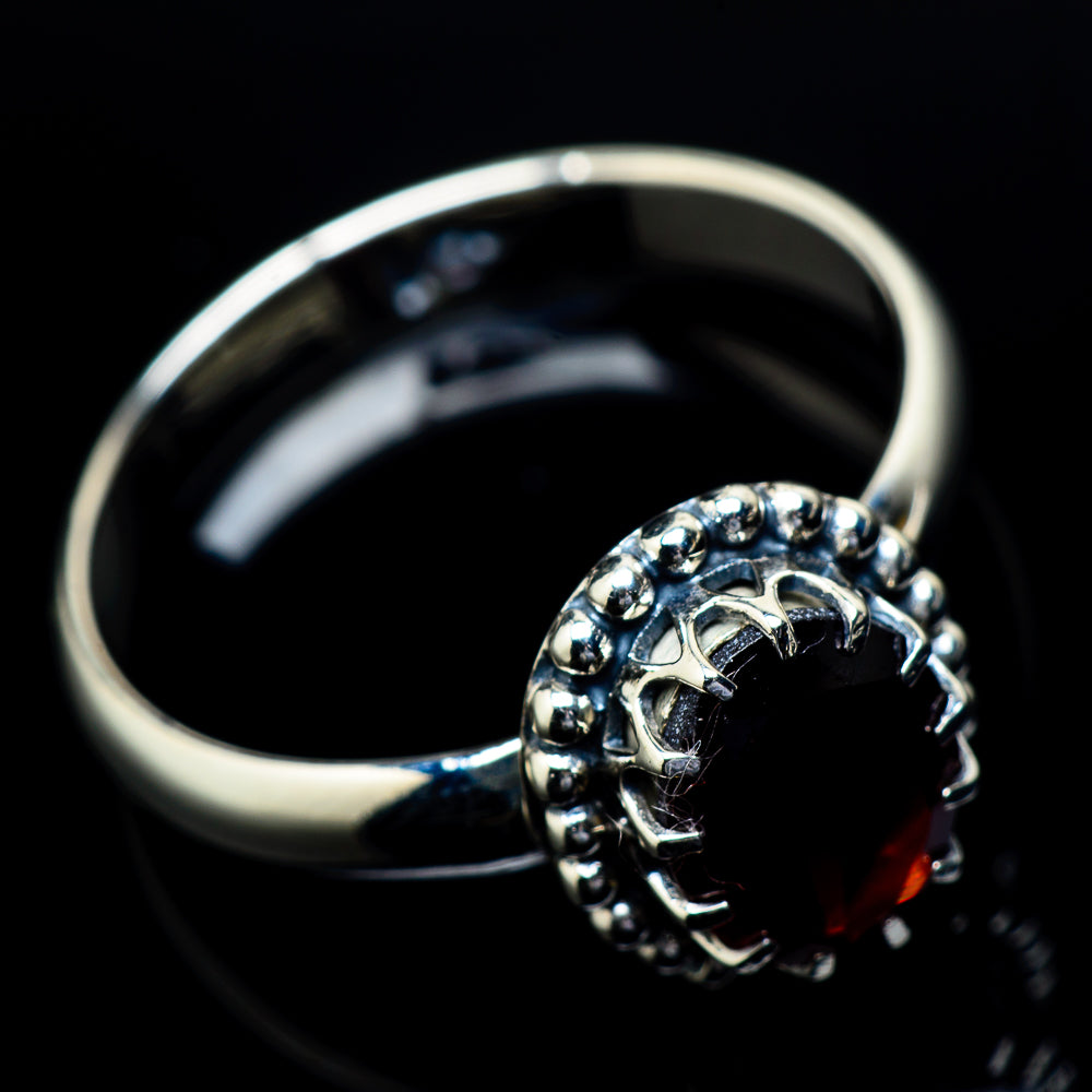 Garnet Rings handcrafted by Ana Silver Co - RING21749