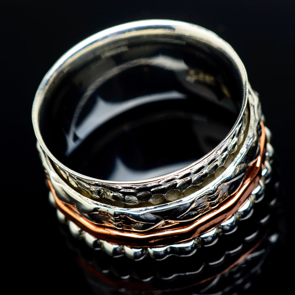 Meditation Spinner Rings handcrafted by Ana Silver Co - RING21777