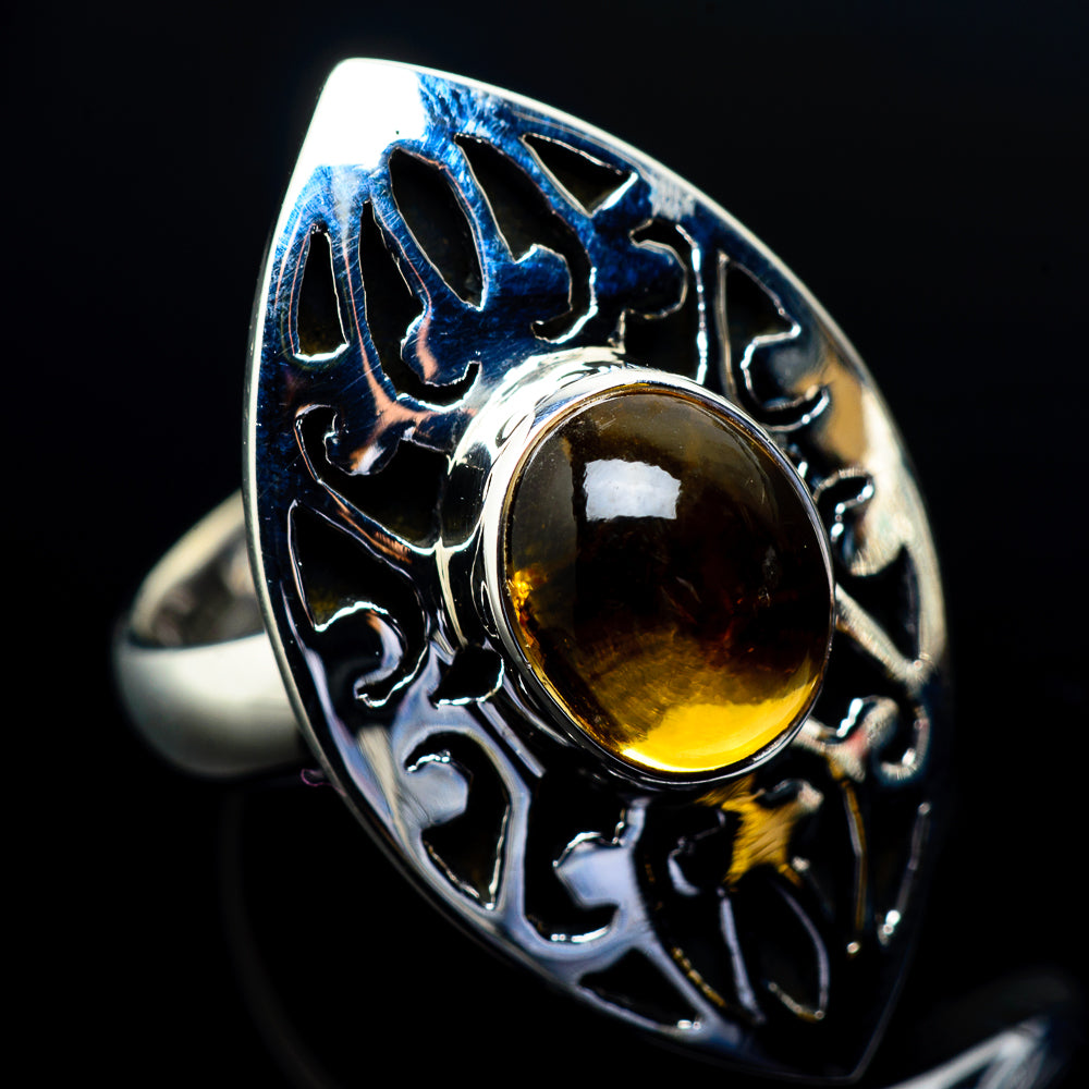 Citrine Rings handcrafted by Ana Silver Co - RING21978