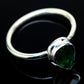 Zambian Emerald Rings handcrafted by Ana Silver Co - RING22191