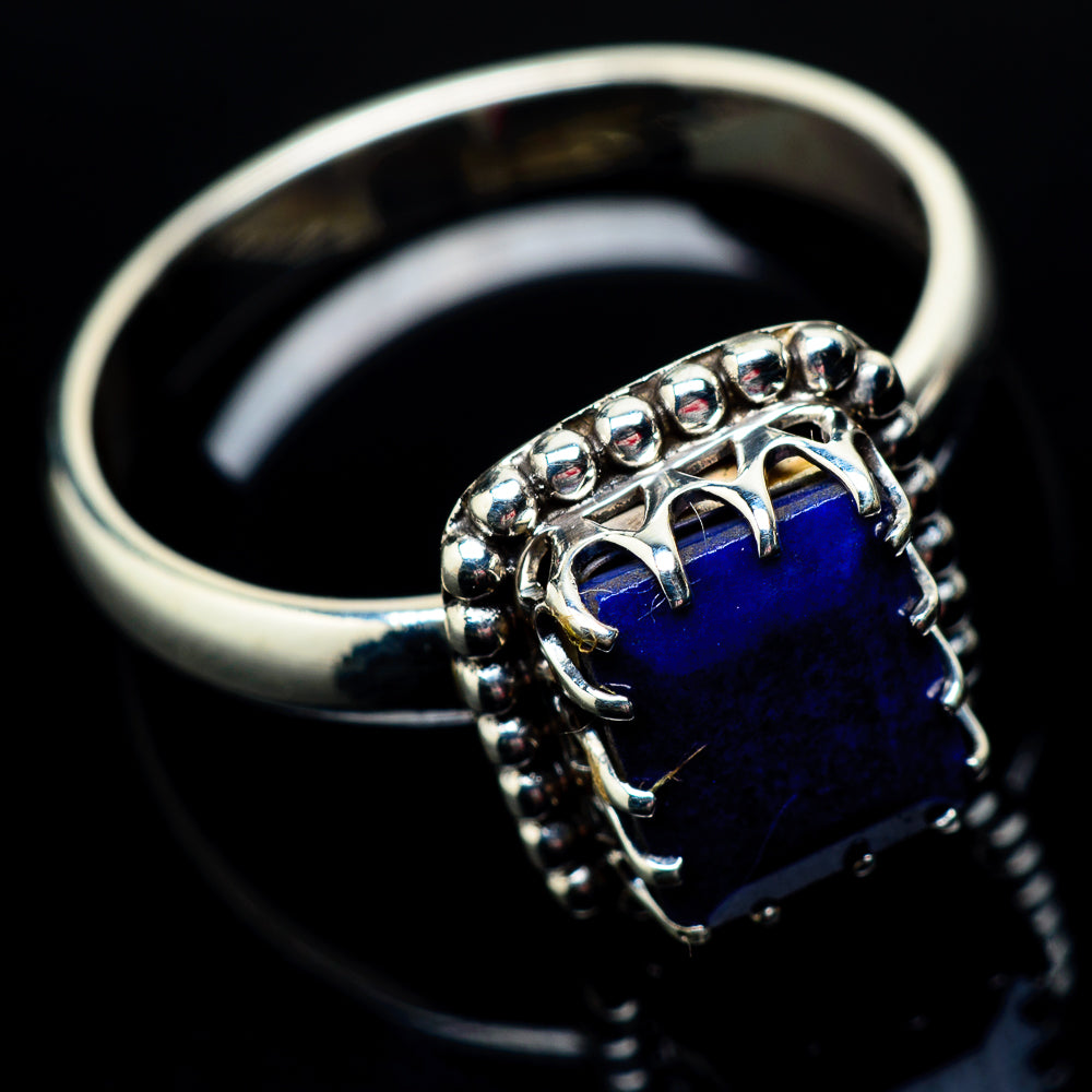 Lapis Lazuli Rings handcrafted by Ana Silver Co - RING22259