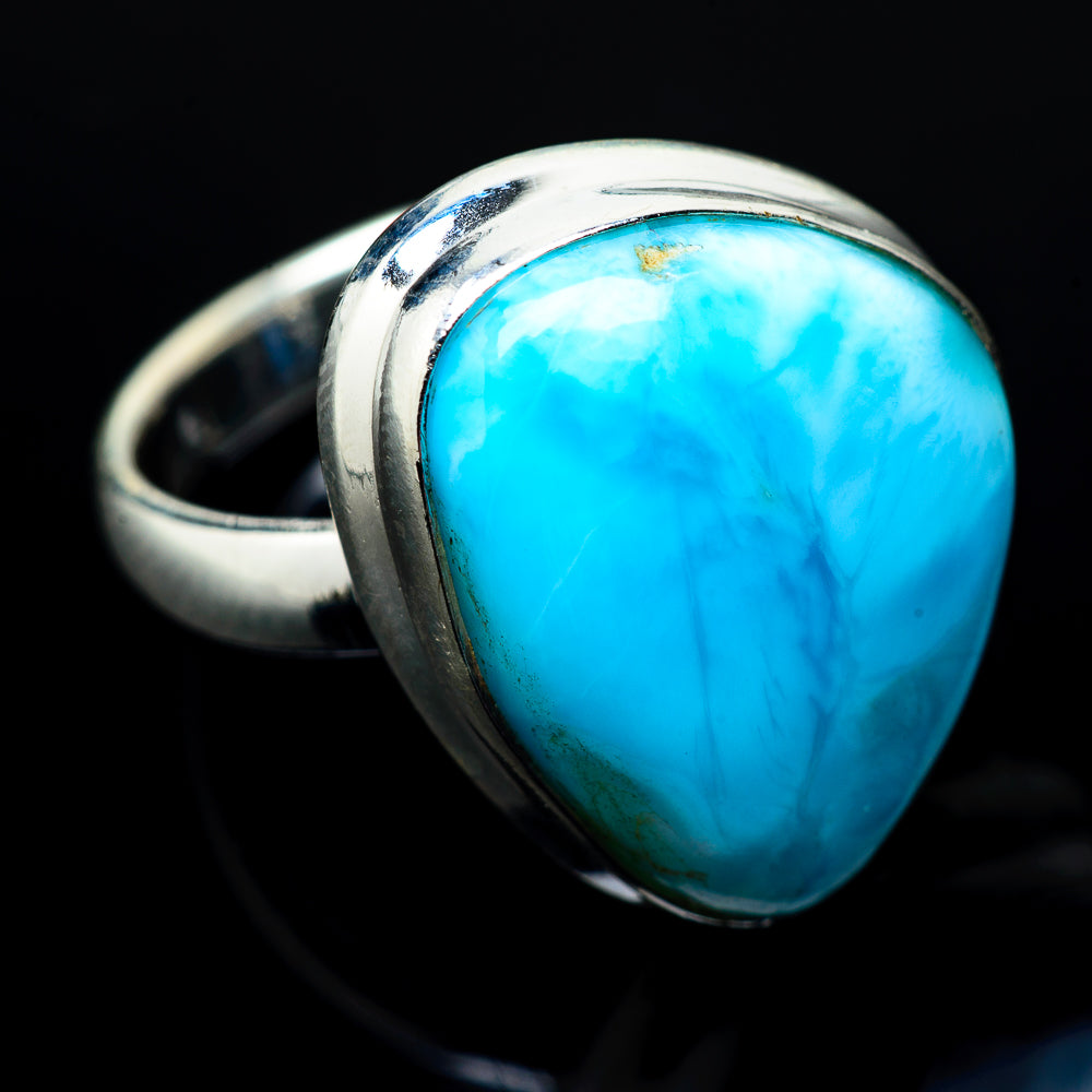 Larimar Rings handcrafted by Ana Silver Co - RING22263