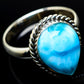 Larimar Rings handcrafted by Ana Silver Co - RING22443