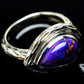 Purple Copper Composite Turquoise Rings handcrafted by Ana Silver Co - RING22487