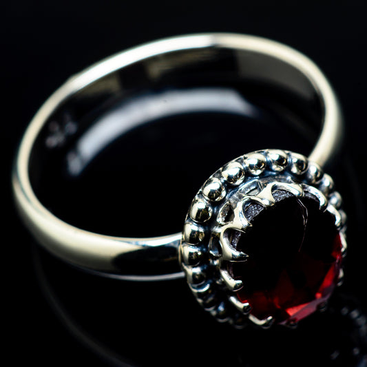 Garnet Rings handcrafted by Ana Silver Co - RING22635