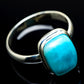 Larimar Rings handcrafted by Ana Silver Co - RING22649
