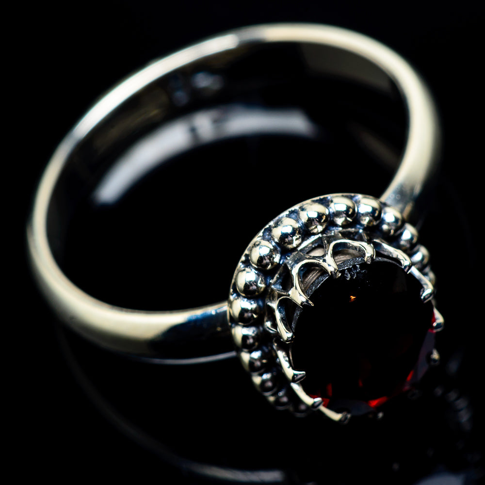 Garnet Rings handcrafted by Ana Silver Co - RING22853