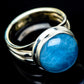 Chrysocolla In Quartz Rings handcrafted by Ana Silver Co - RING22870