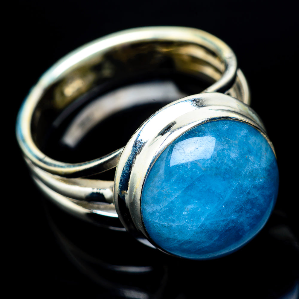 Chrysocolla In Quartz Rings handcrafted by Ana Silver Co - RING22870