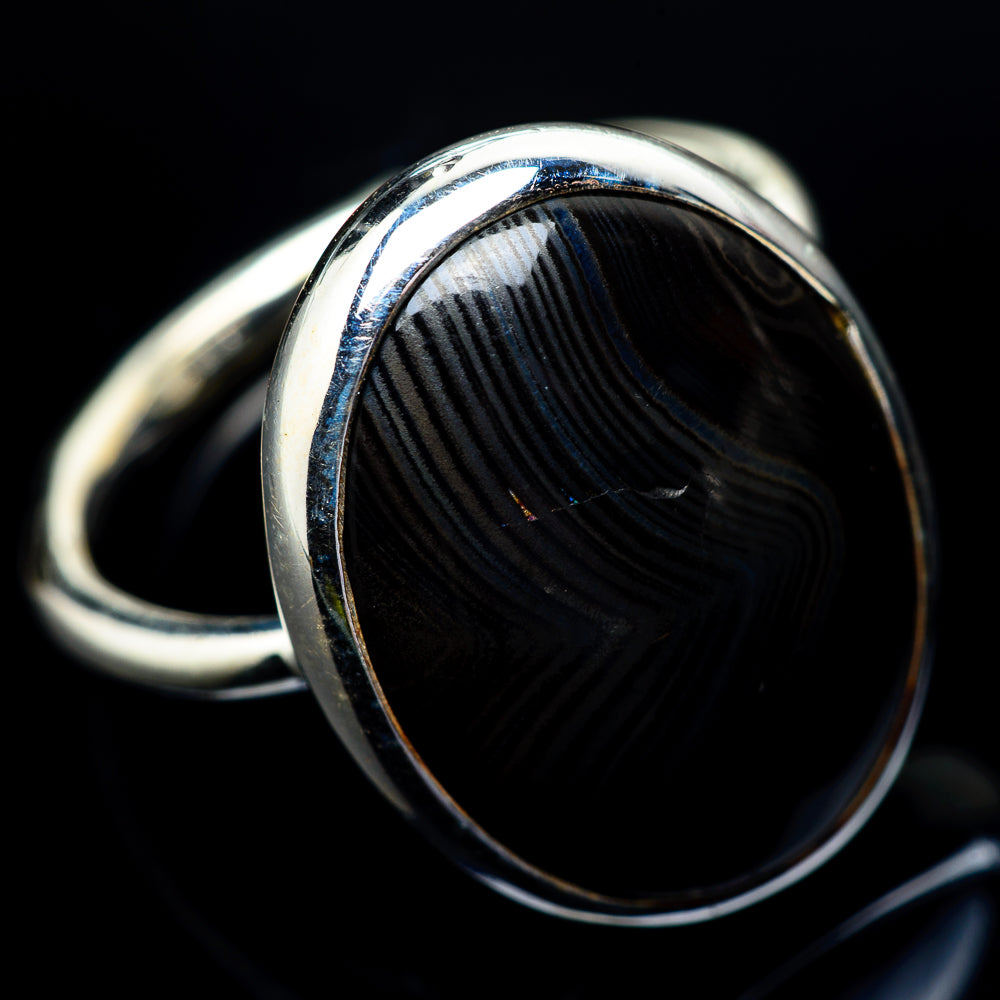 Psilomelane Rings handcrafted by Ana Silver Co - RING22969