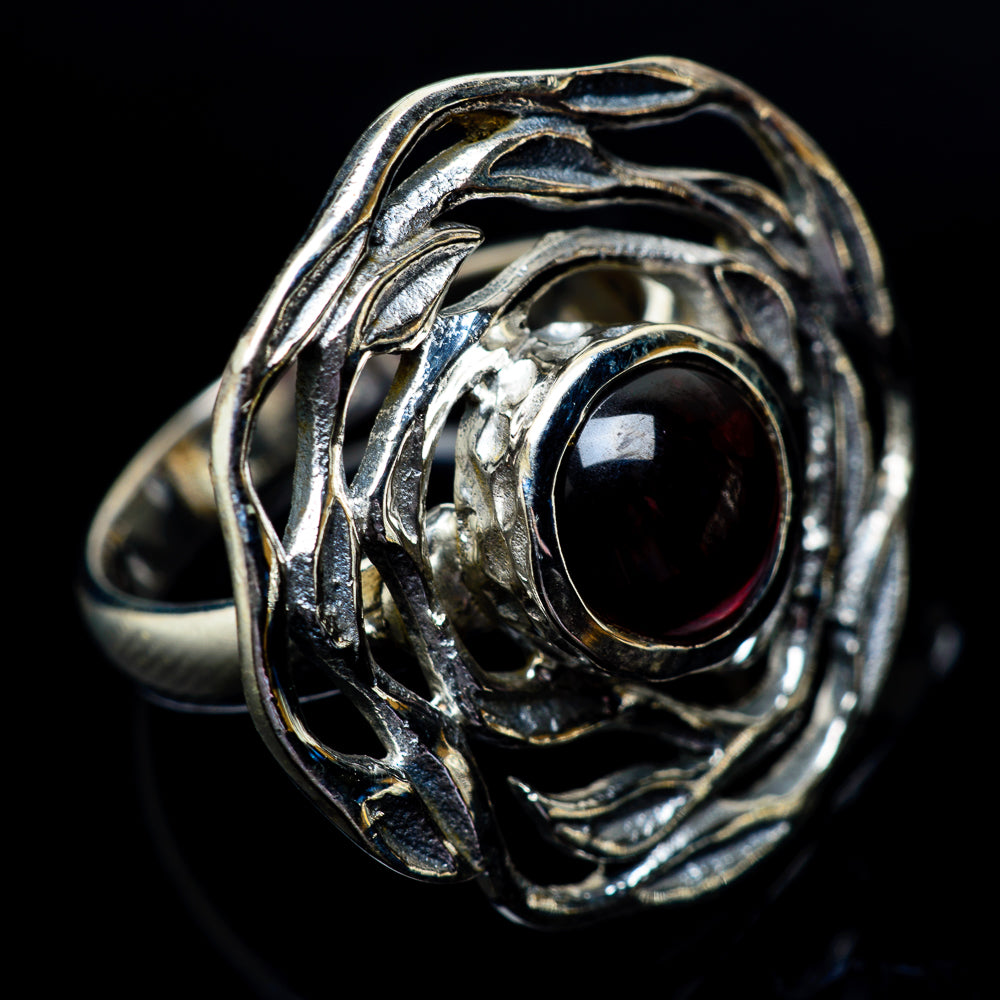 Garnet Rings handcrafted by Ana Silver Co - RING23137