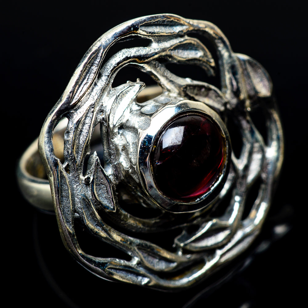 Garnet Rings handcrafted by Ana Silver Co - RING23172