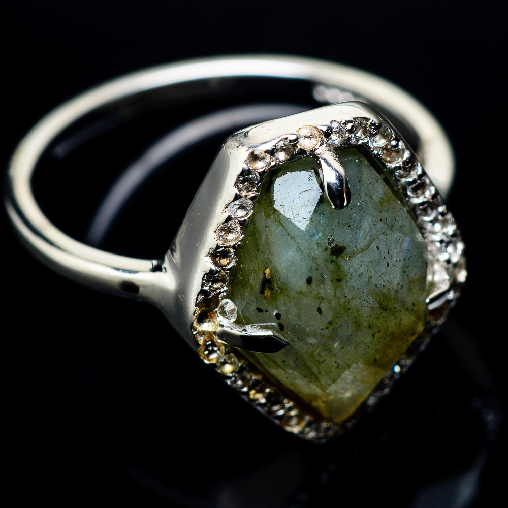 Labradorite Rings handcrafted by Ana Silver Co - RING23312