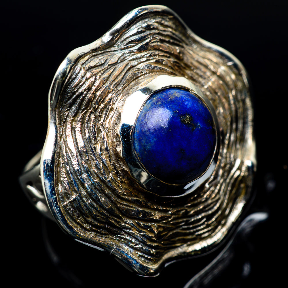 Lapis Lazuli Rings handcrafted by Ana Silver Co - RING23481