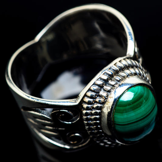 Malachite Rings handcrafted by Ana Silver Co - RING23492