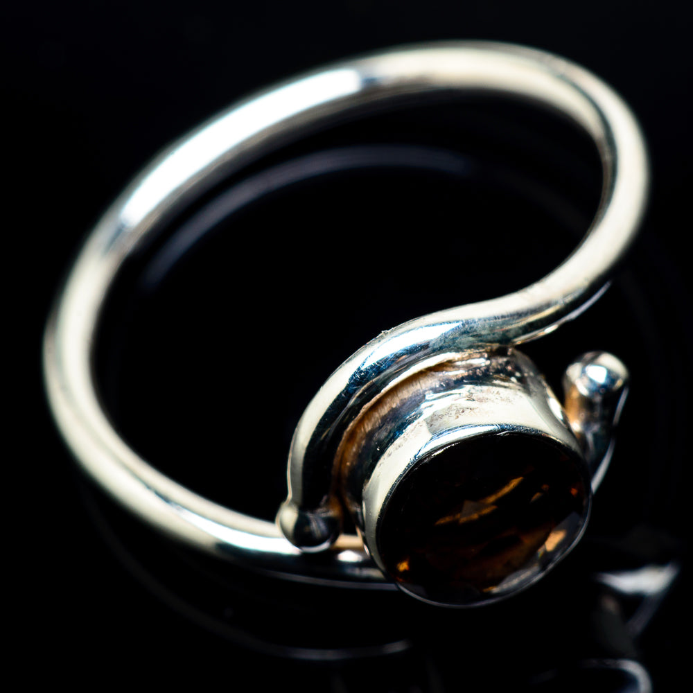 Smoky Quartz Rings handcrafted by Ana Silver Co - RING23493