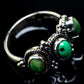 Tibetan Turquoise Rings handcrafted by Ana Silver Co - RING23544