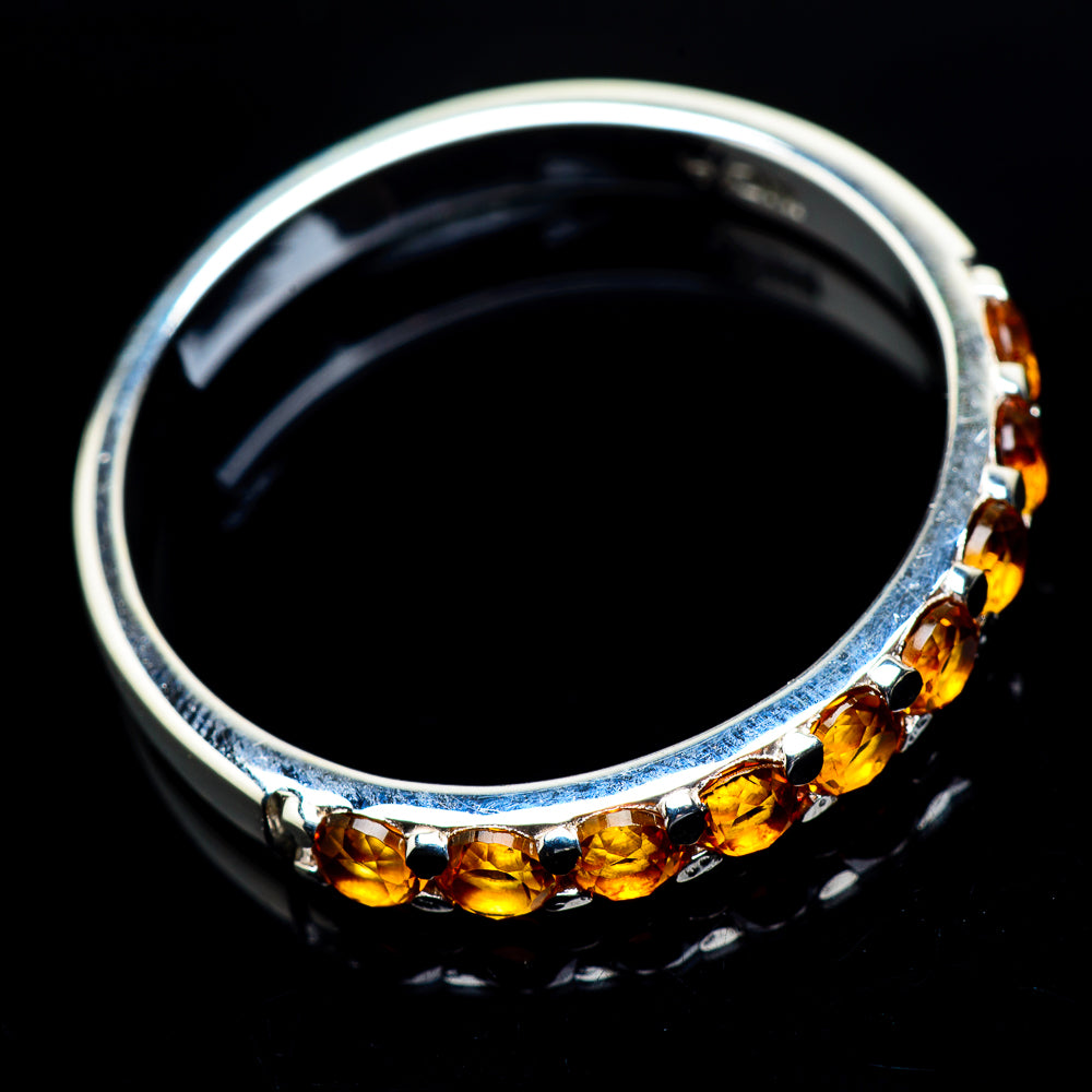Mandarin Citrine Rings handcrafted by Ana Silver Co - RING23548