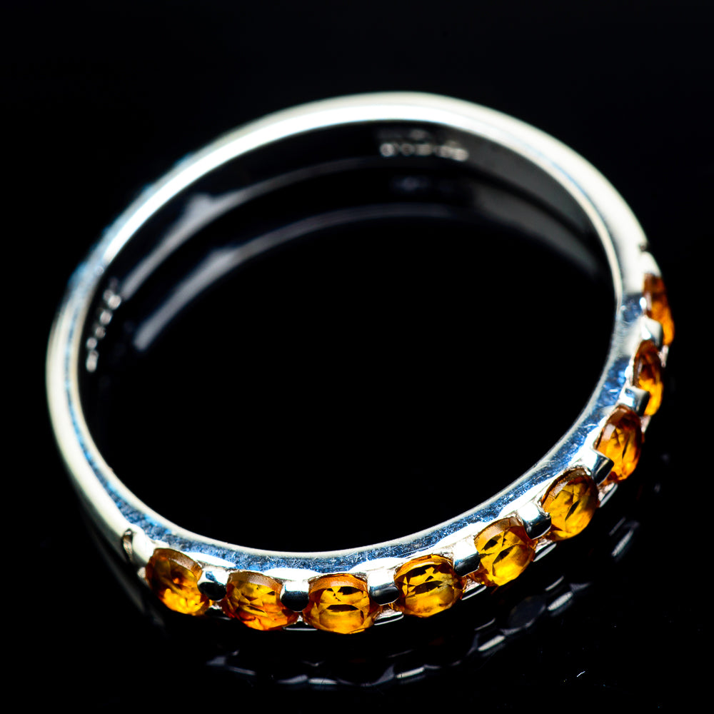 Mandarin Citrine Rings handcrafted by Ana Silver Co - RING23614