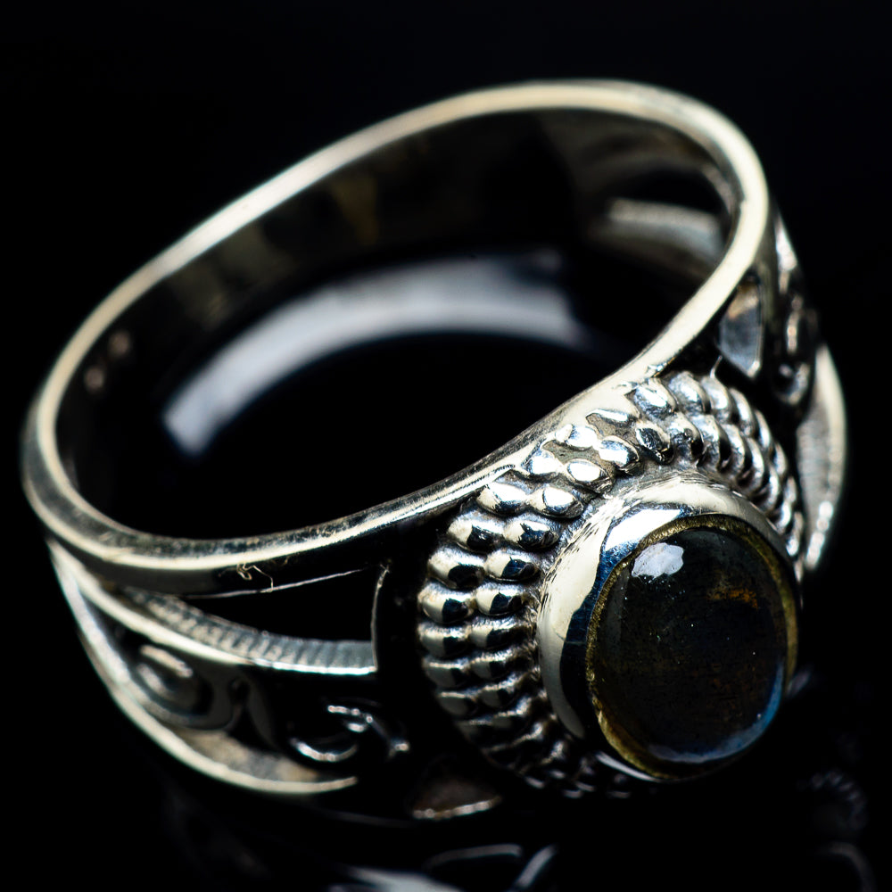 Labradorite Rings handcrafted by Ana Silver Co - RING23626