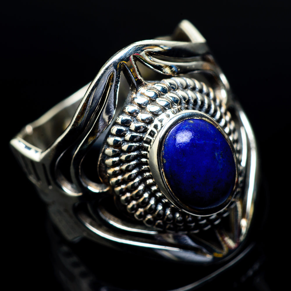 Lapis Lazuli Rings handcrafted by Ana Silver Co - RING23627