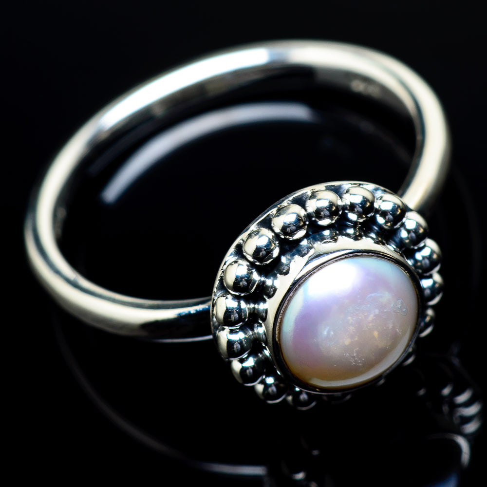 Cultured Pearl Rings handcrafted by Ana Silver Co - RING23752