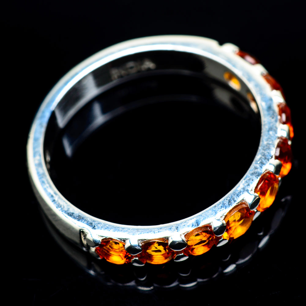 Mandarin Citrine Rings handcrafted by Ana Silver Co - RING23761