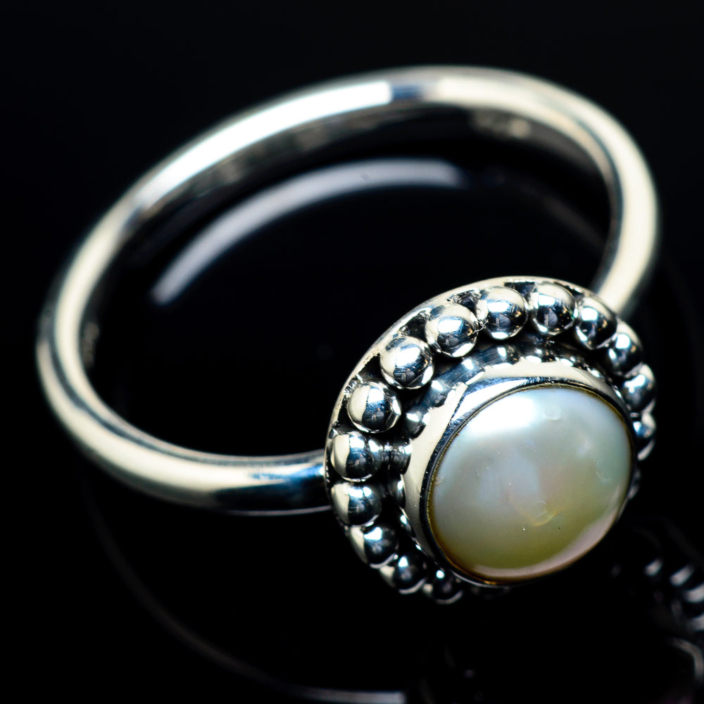 Cultured Pearl Rings handcrafted by Ana Silver Co - RING23768