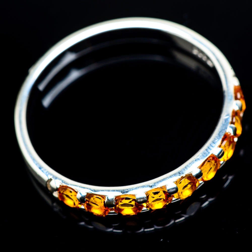 Mandarin Citrine Rings handcrafted by Ana Silver Co - RING23777
