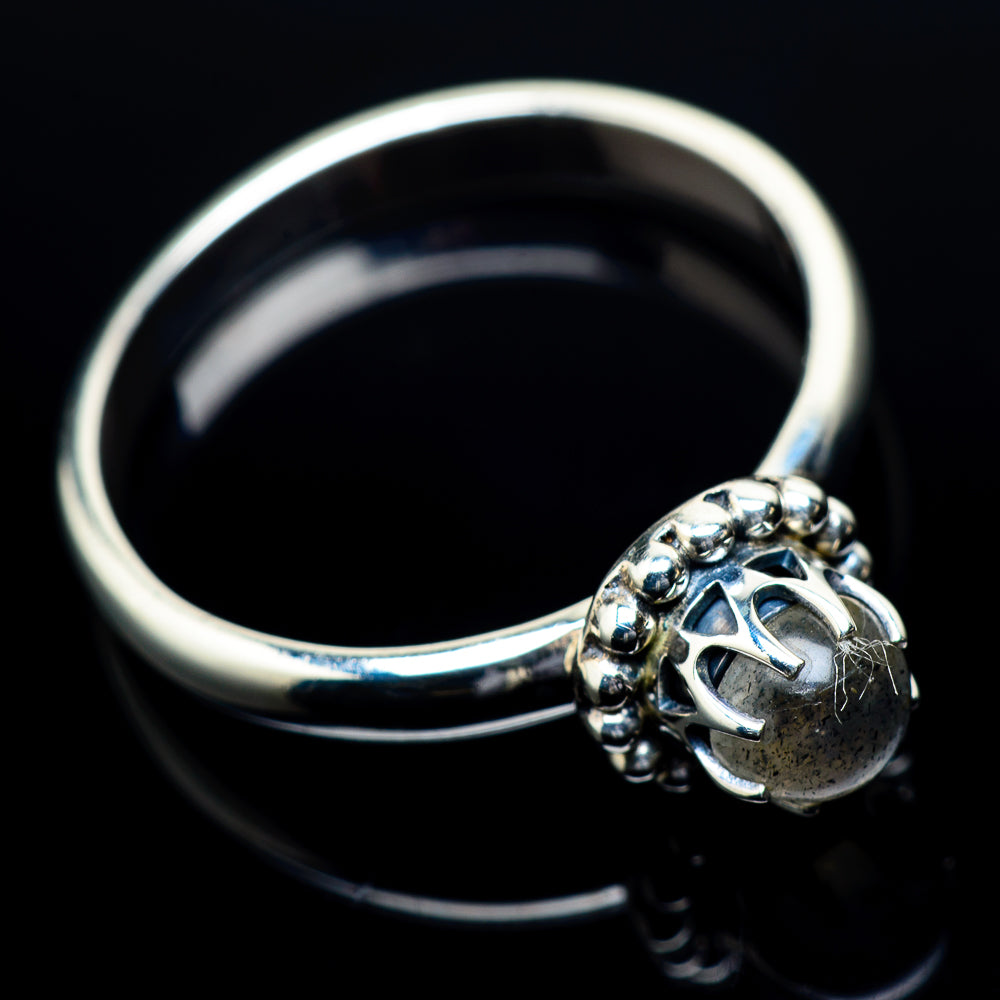 Labradorite Rings handcrafted by Ana Silver Co - RING23820