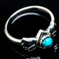 Blue Copper Composite Turquoise Rings handcrafted by Ana Silver Co - RING23823
