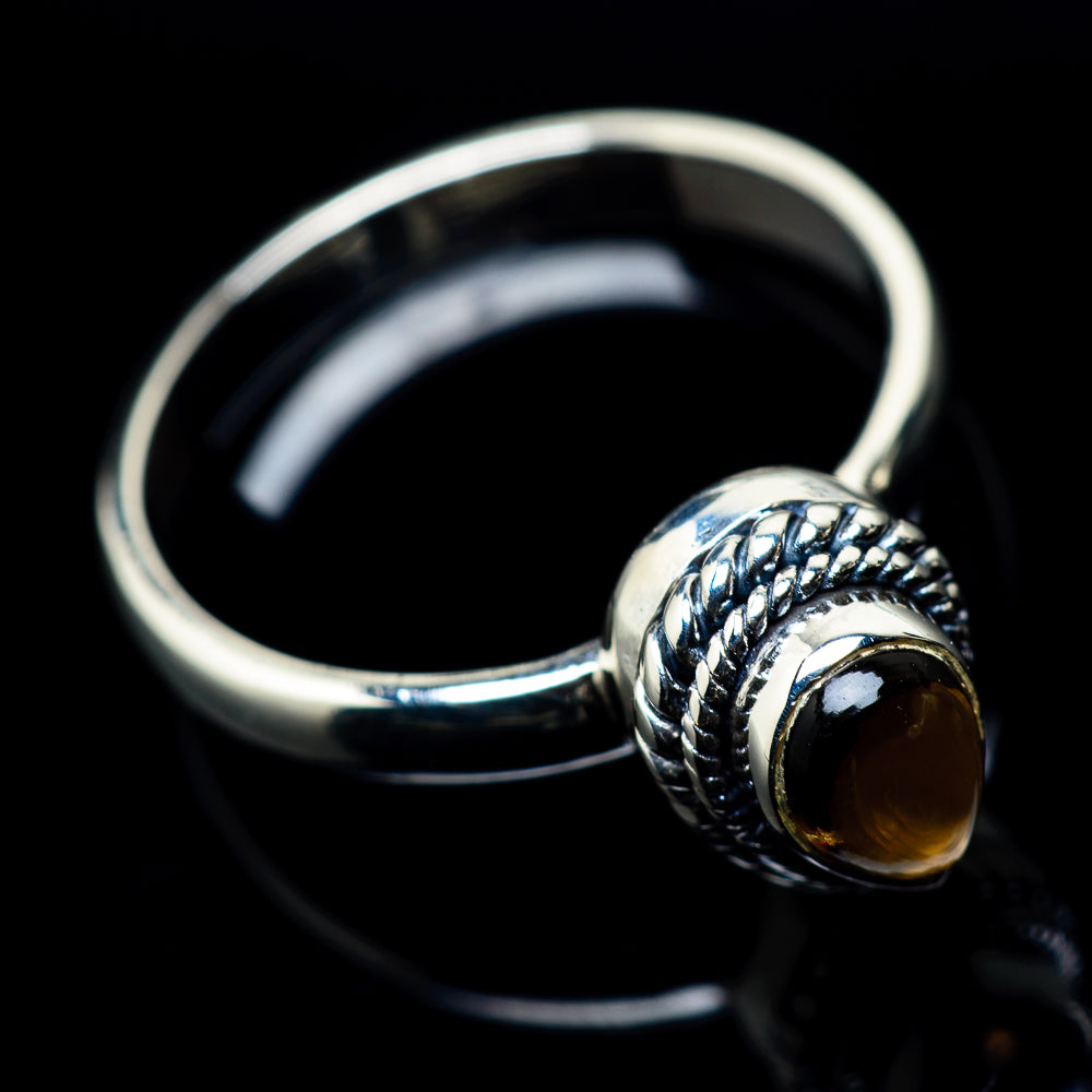 Smoky Quartz Rings handcrafted by Ana Silver Co - RING23894