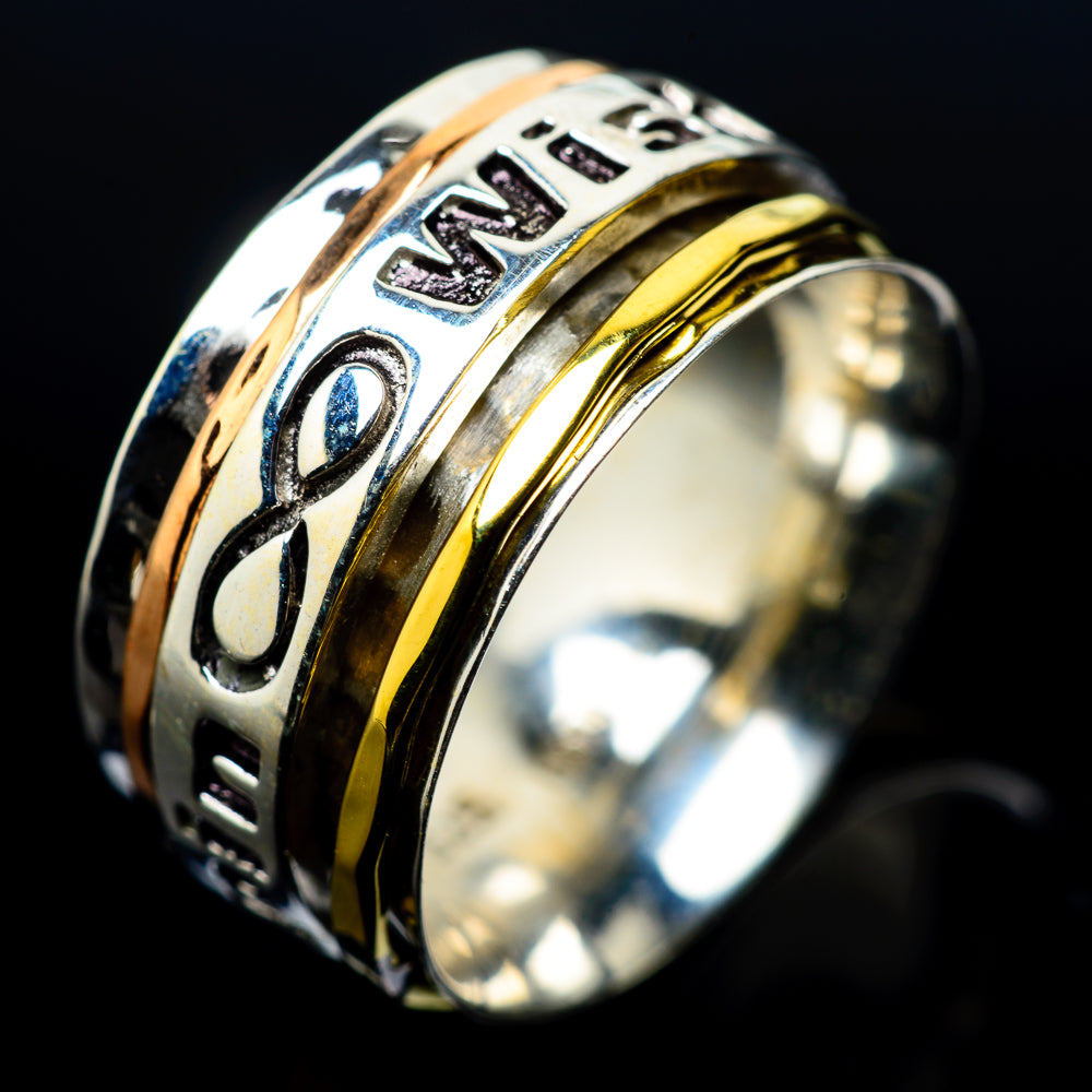 Meditation Spinner Rings handcrafted by Ana Silver Co - RING23905