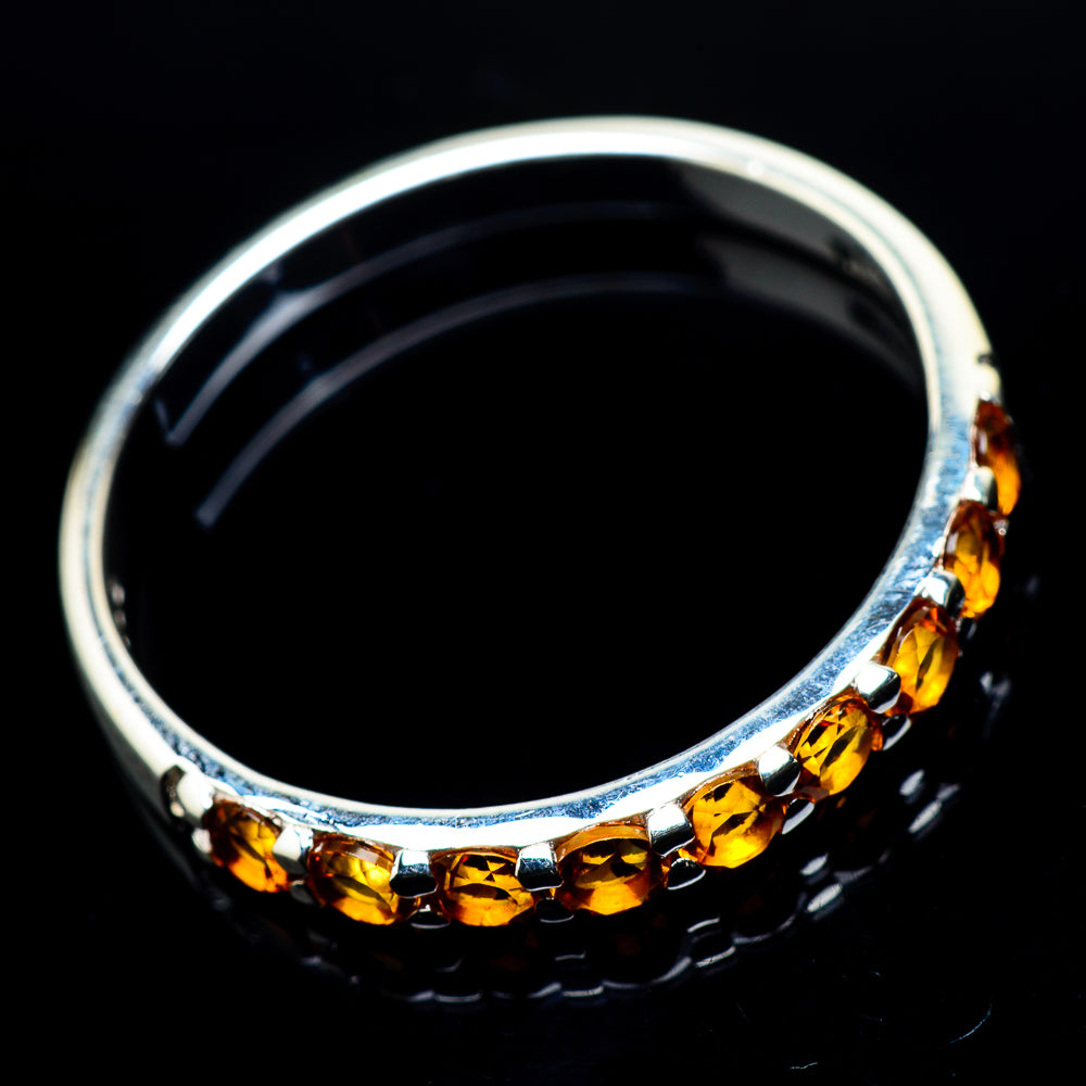 Mandarin Citrine Rings handcrafted by Ana Silver Co - RING23922